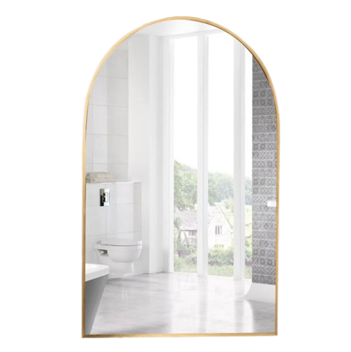 Arch Mirror - Gold