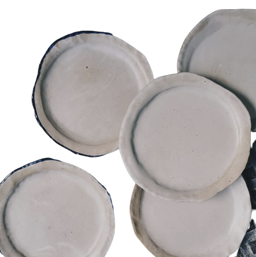 Stoneware Skin Plates, 26cm