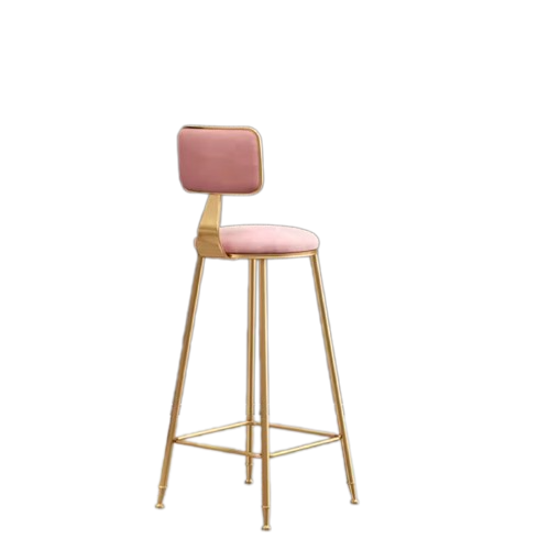 Modern Nordic Velvet Bar Stool