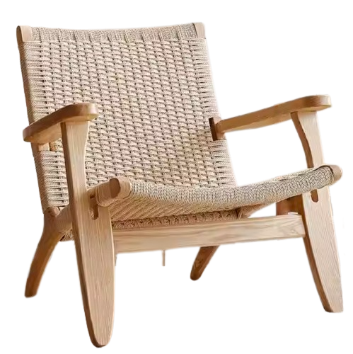 Rattan Braided Armchair
