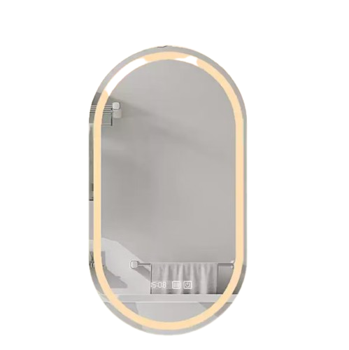 Oval Mirror with LED Light