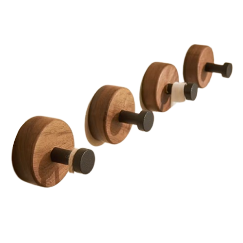 Wooden Bathroom Hook