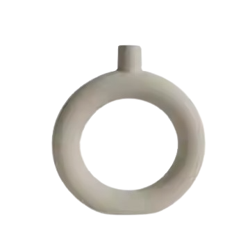 Hollow Donut Nordic Vase - Cream