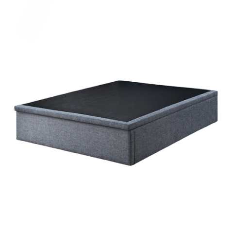 King Storage Bed Base - Light Grey