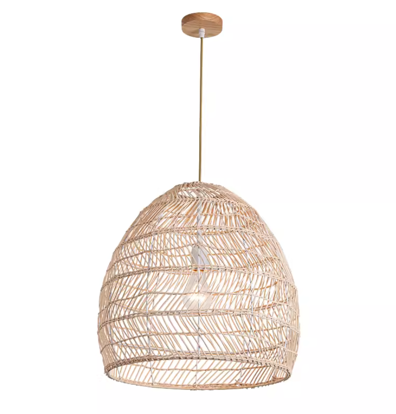Nordic Rattan Chandelier