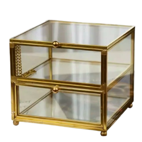 European Double Layer Jewelry Box
