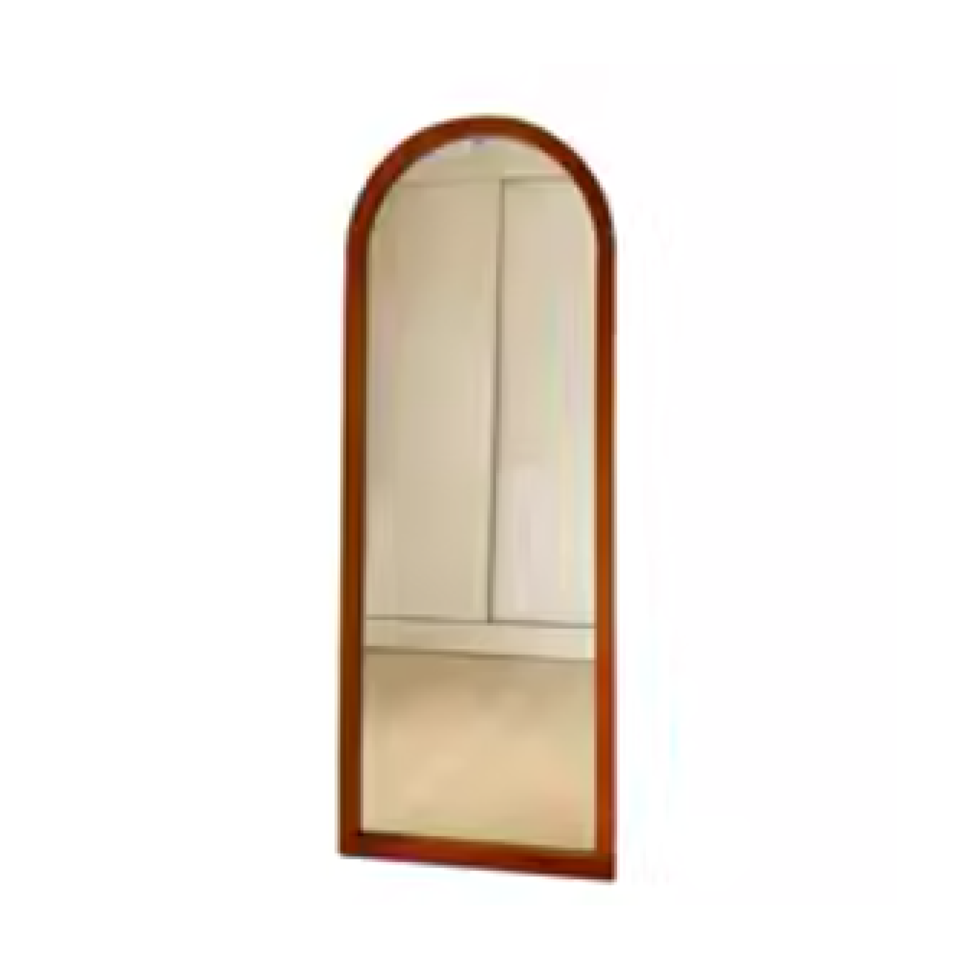 Wooden Arch Standing Mirror
