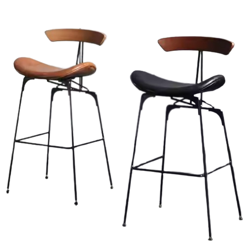 Nordic Retro Bar Stool