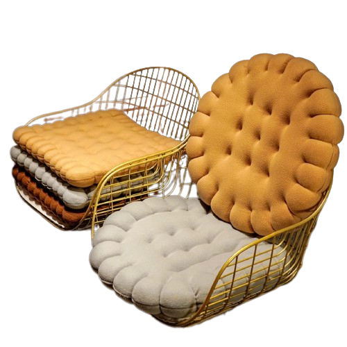 Biscuit Shaped Chair Cushion