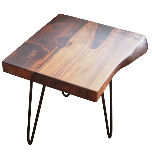 DIY Black Walnut Bedside Table