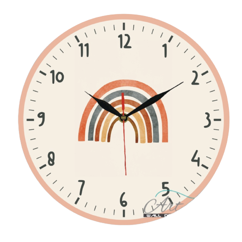 SCANDINAVIAN Minimalist Art Wall Clock