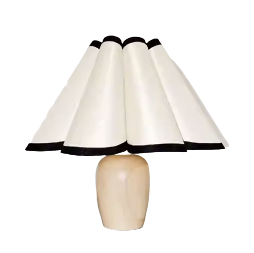 Retro Pleated Table Lamp