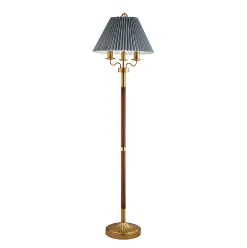 Retro Pleated Floor Lamp