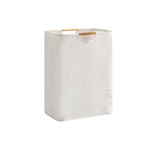Laundry Bag with Wooden Handles