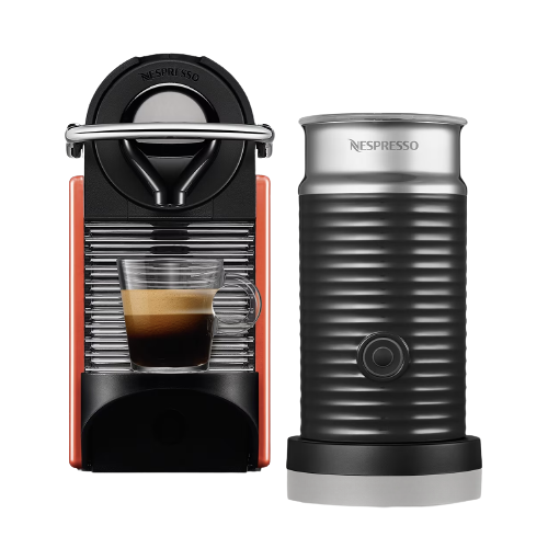 Pixie Electric Red and Aeroccino Bundle