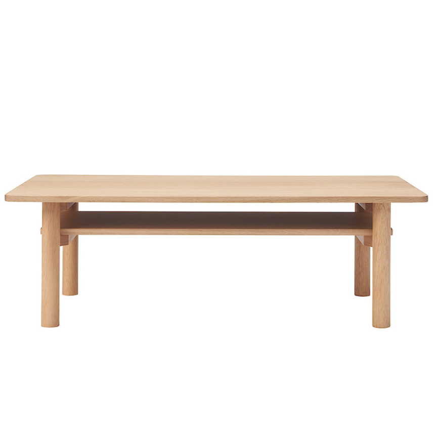 Oak Low Table, W110×D55cm