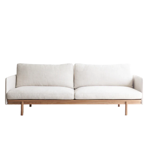 3-Seater Pensive Fabric Sofa, 205cm