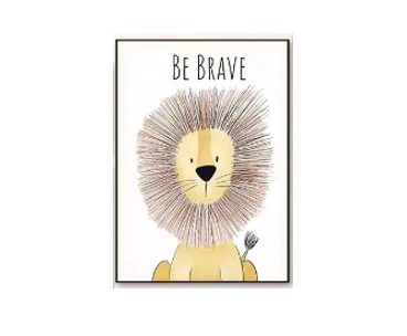 Cartoon Animal Wall Art Room Decor