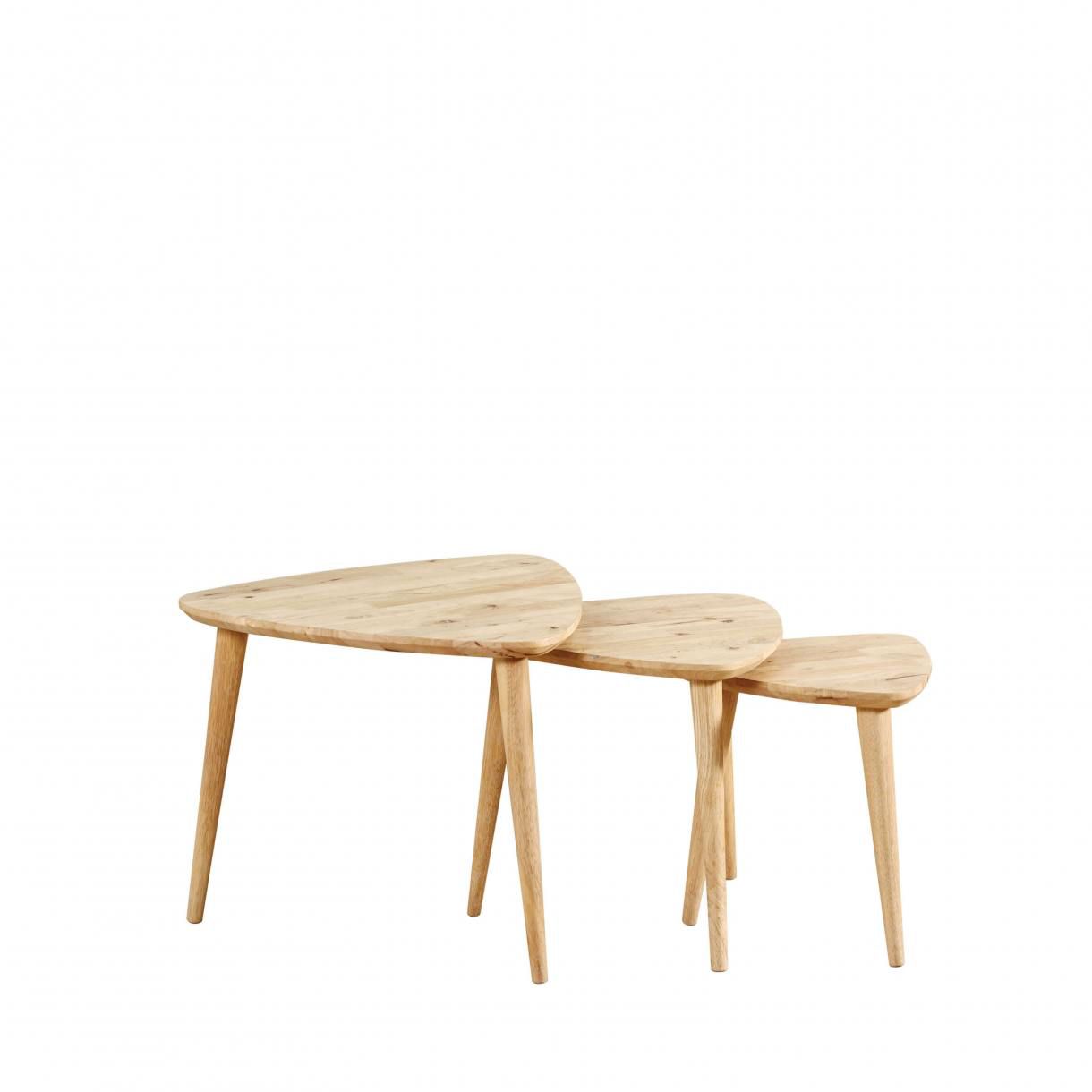 Tempo 3-in-1 Coffee Table (Nestable) , Natural