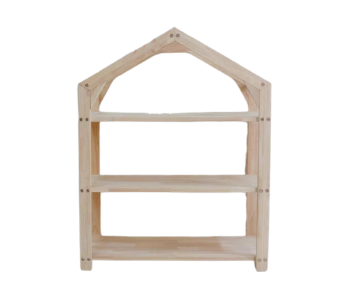 Nordic Style Children Wooden Multi-Layer Bookshelf 