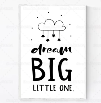 Minimalist Nursery Decor Wall Art