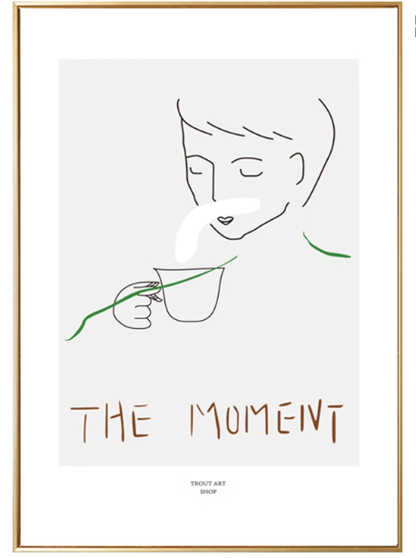 Nordic Character Coffee Poster