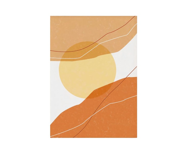 Wooden Inner Framed Canvas Wall Deco, 30cm x 40cm