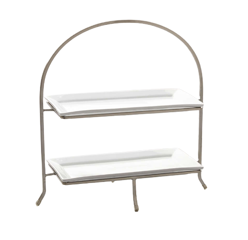 Cambridge Two-Tier Server with Plates