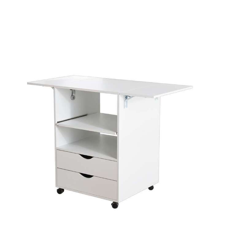 Francheville Stack Folding Work Station White