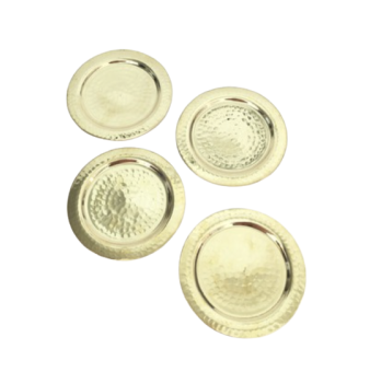 Brass Coaster, Set of 4