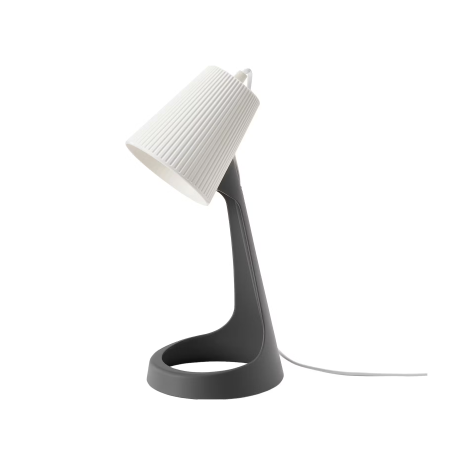 SVALLET Work lamp - Dark Grey/White