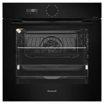 Brandt Built In Pyrolytic Oven BOP7537BB - Black