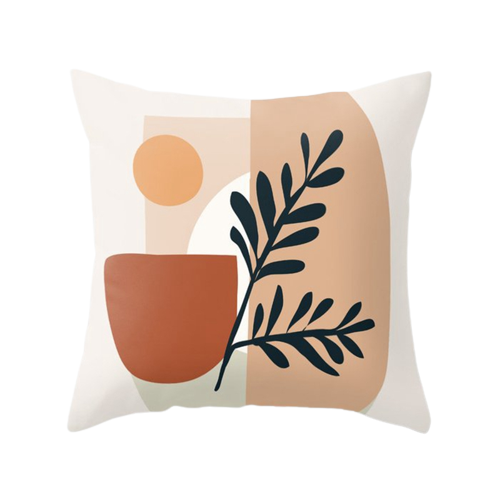 Nordic Floral Sofa Cushion Cover