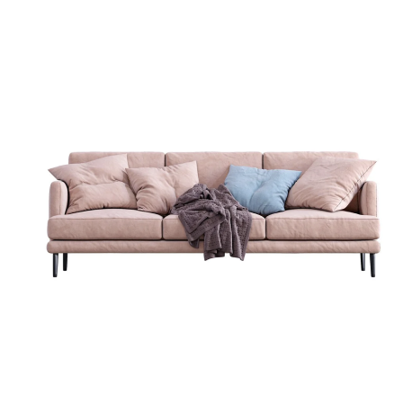 William 3 Seater Fabric Sofa