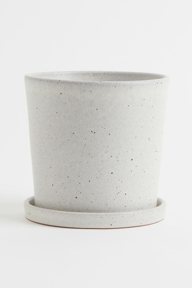 Plant Pot and Saucer