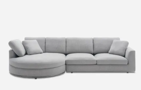  Hamilton Round Chaise Sectional Sofa