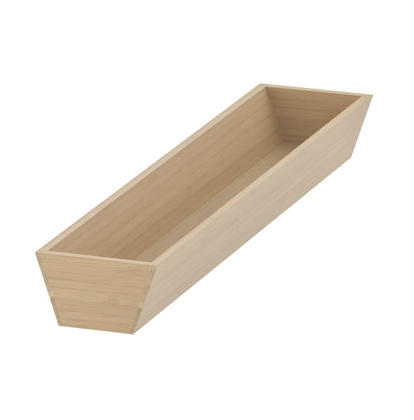 UPPDATERA Utensil Tray, 10x50 cm - Light Bamboo