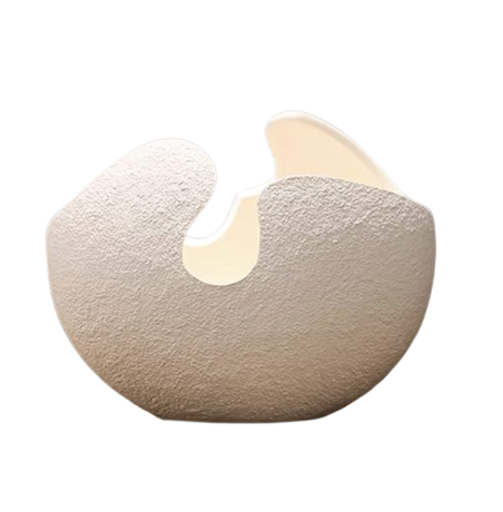 White Ceramic Vase for Home Decor