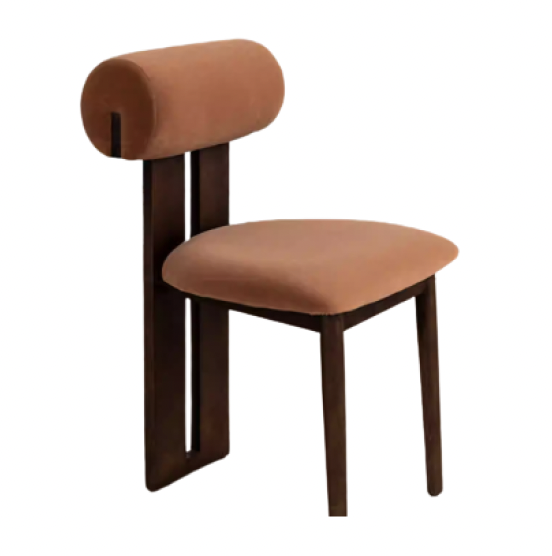 Cylinder Backrest Customised Dining Chairs
