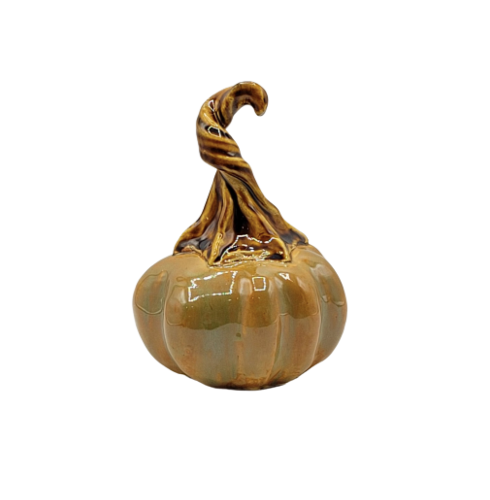 Ceramic Pumpkin Figurine