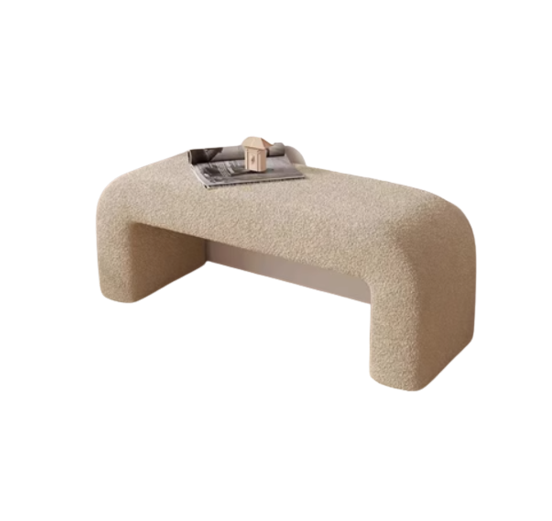 Arched Shape Soft Seated Dining Bench 