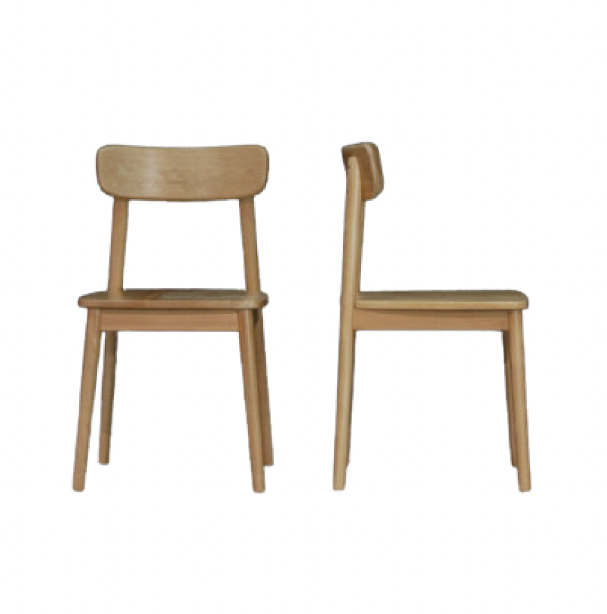 Julien Wood Chair (Solid Oak Wood)