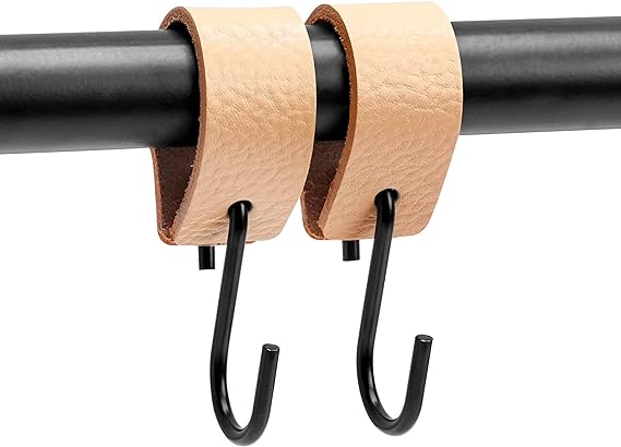 Camping Hooks with Faux Leather