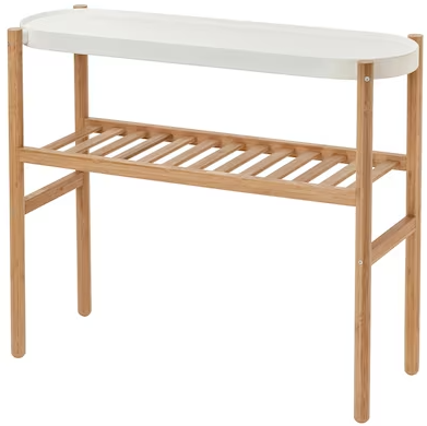 Plant Stand - Bamboo White