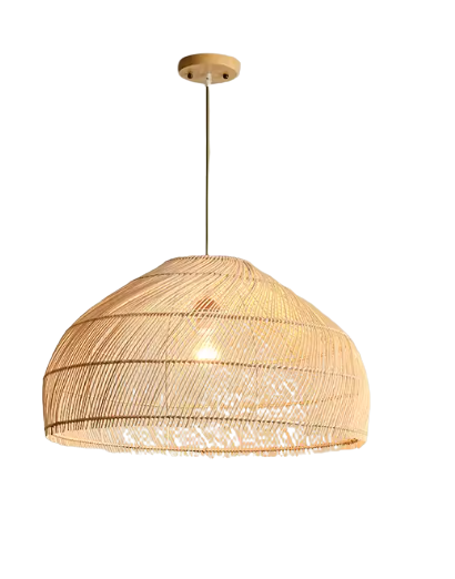 Nordic Rattan Chandelier