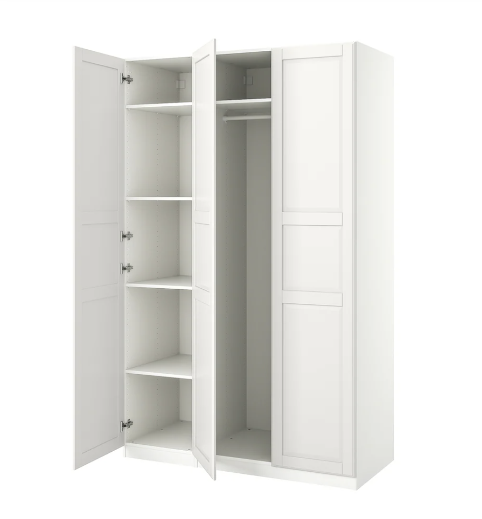 PAX / TYSSEDAL Wardrobe Combination - White
