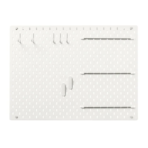 SKÅDIS Pegboard Combination, 76x56 cm - White
