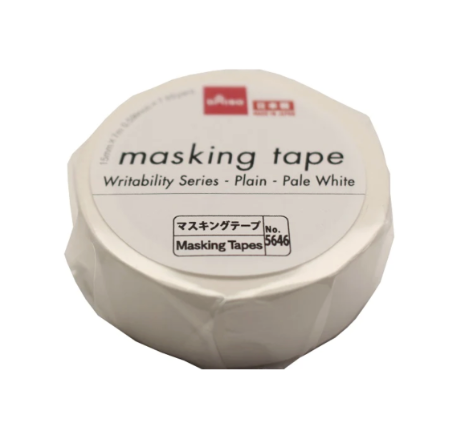 Writable White Masking Tape