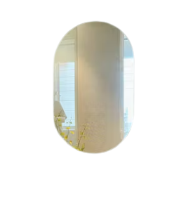 Be Flat Oval Mirror, 80X50cm