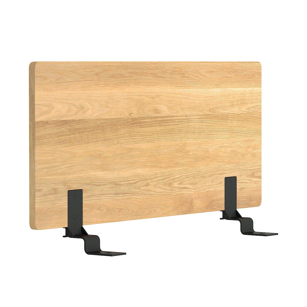 Wooden Bed Frame Headboard Oak Veneer Single